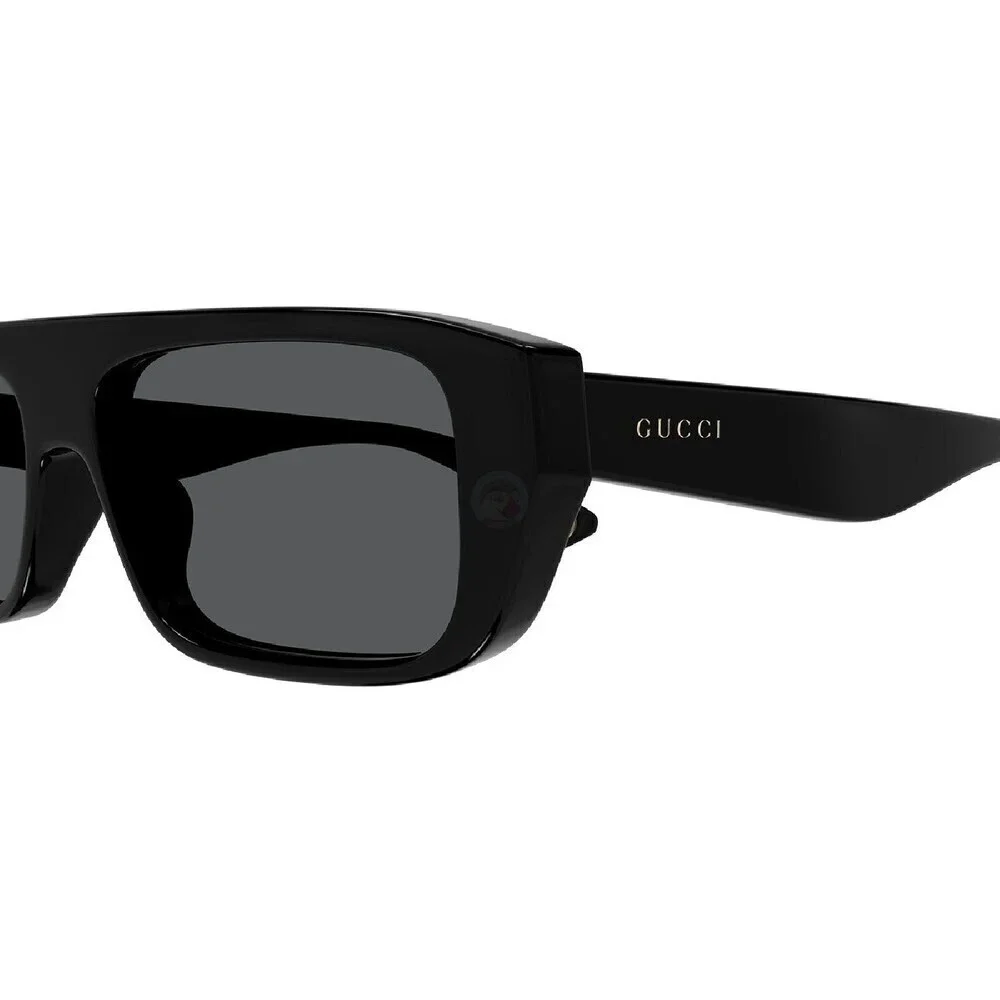 NWT Gucci GG1617S-001 Black Square 56mm Sunglasses